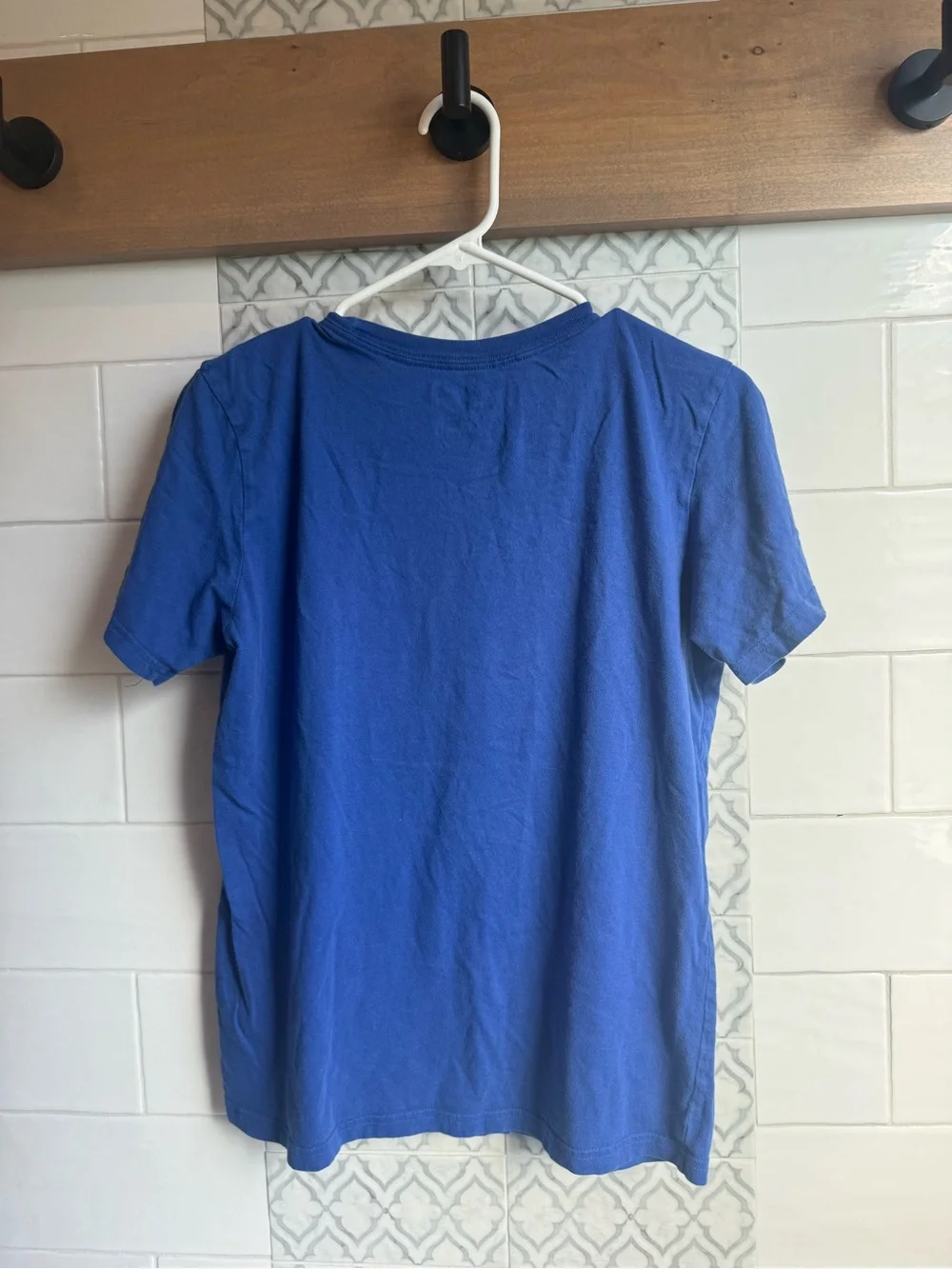 adidas Royal Blue Tee with Black Logo